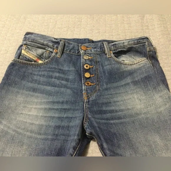 Diesel Men MHARKY-B Slim Skinny Jeans 33W 32L NWOT - Picture 3 of 10